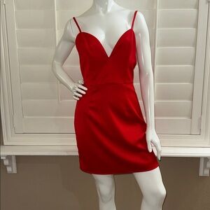nbd ruby mini dress NBD Ruby Mini Dress in Star White Size Small Lined Pre-loved
